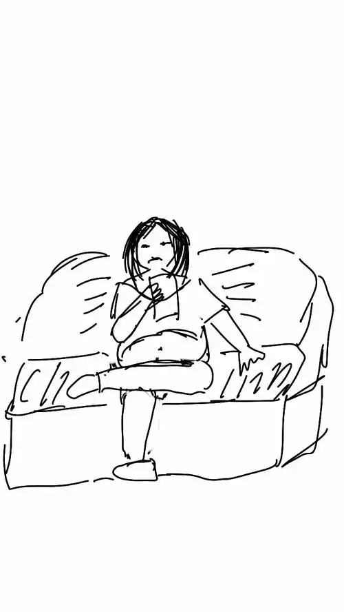 放暑假在家,天天躺在沙发上,姿势感人