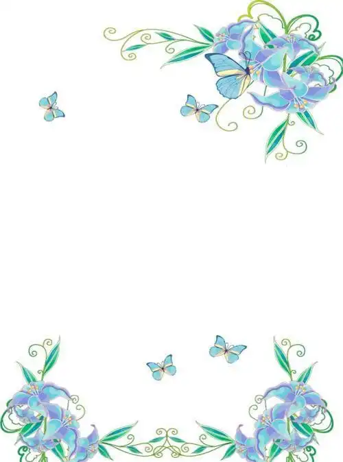 植物画画手抄报 植物园手抄报手抄报花边简约花草卡通图片竖版手抄报