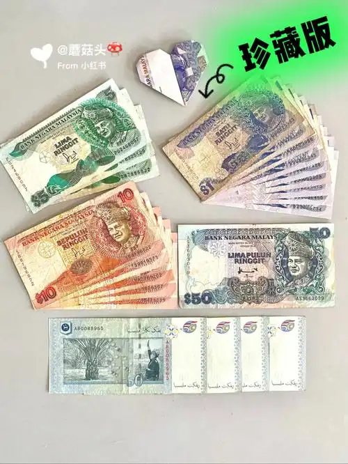 1982vs1996年发行的马来西亚旧纸币