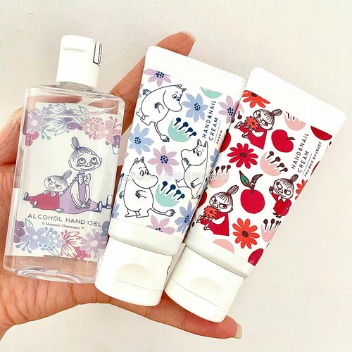 现货日本采购 姆明moomin亚美可爱护手霜 手部免洗洗手液