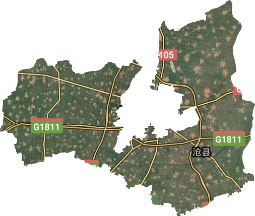 沧县高清卫星地图