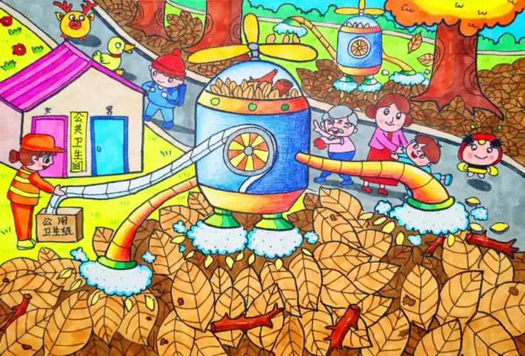 26年级智能环保科幻画未来造纸机