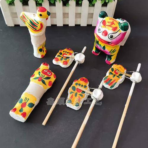 山东潍坊特产高密泥老虎泥叫虎摇拉猴皮猴吧嗒棒纪念品特色节礼物