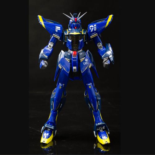 正版现货万代metal build mb 机动战士高达f91 蓝色哈里逊机散货