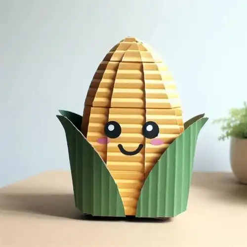 可爱的瓦楞纸蔬菜#亲子手工