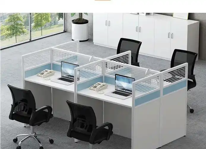 【旗舰自营】 格子间办公桌办公室电话销售卡位屏风小卡座员工位10人
