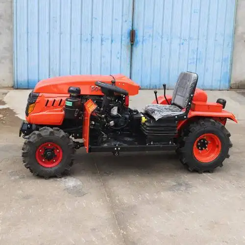 农用宏鑫单缸35马力小四轮拖拉机四驱小型轮式旋耕机果园大棚耕地机