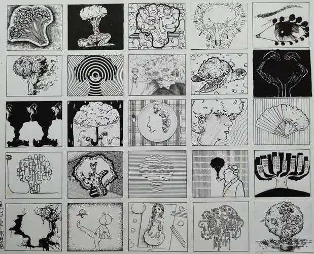 100副创意联想画