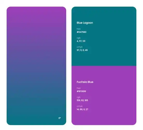 紫色系色彩搭配方案优雅色