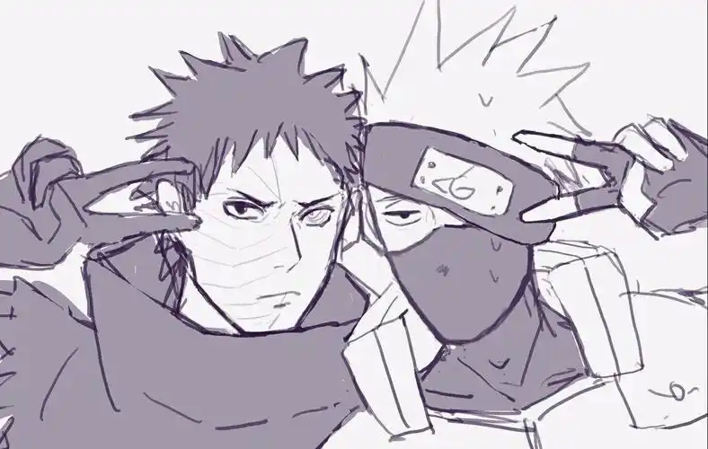 【卡卡西x带土】《全是爱》"如果你不爱我,就把我的心还我"