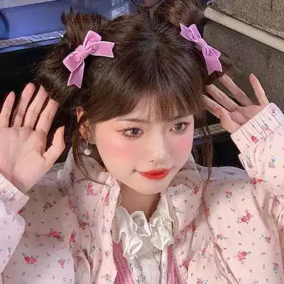 粉色女生头像不一定要很漂亮但一定要快乐