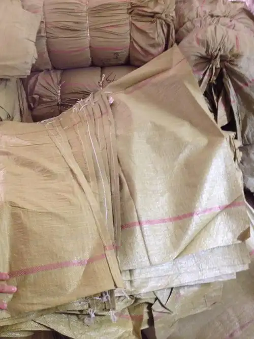 编织袋 包装袋 普黄色编织袋 物流发货包装袋 蛇皮