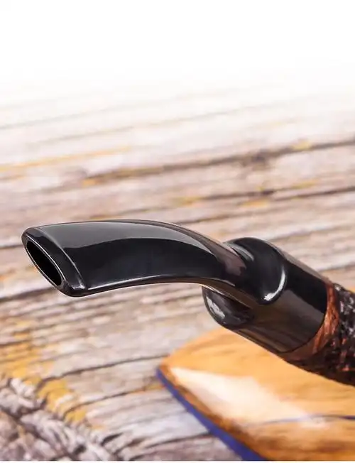 烟斗男士老式复古石楠木雕刻烟斗烟锅烟丝专用旱烟斗烟具9mm滤芯石楠