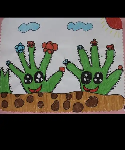 亿加育涵幼儿园【停课不停学】——《手掌画》