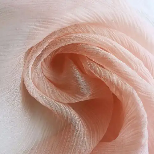 100% 粘胶 50d 绉丝绸面料时尚连衣裙