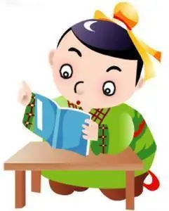 国学卡通人物简笔画