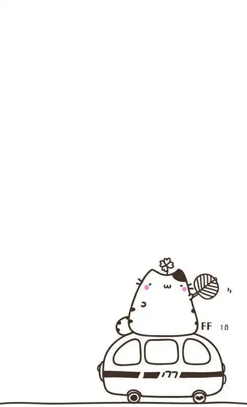 简笔画清新背景图