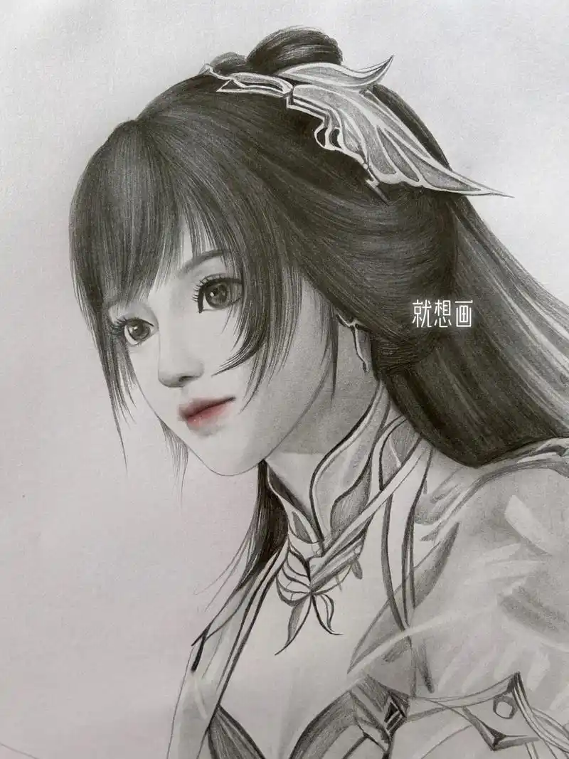 唐舞桐77绘画过程.