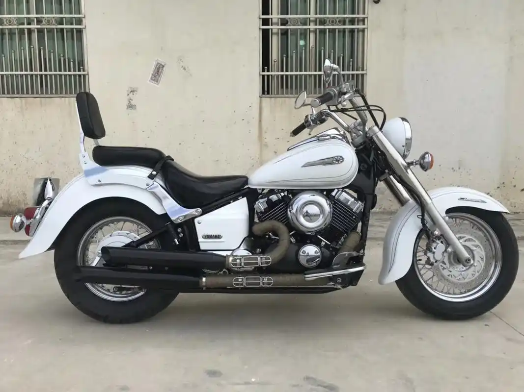 实拍雅马哈400cc太子摩托车:竞速之星!