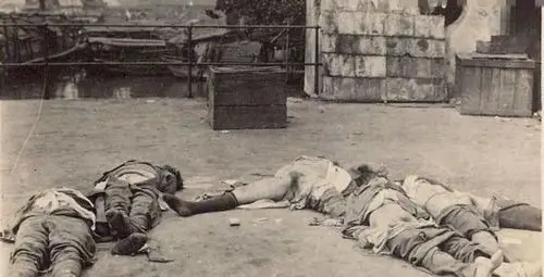 1927年广州起义后惨状