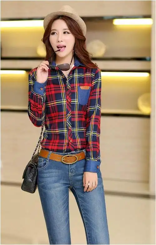 格子衬衫怎么穿才好看?推荐大家2种穿法,时髦又个性