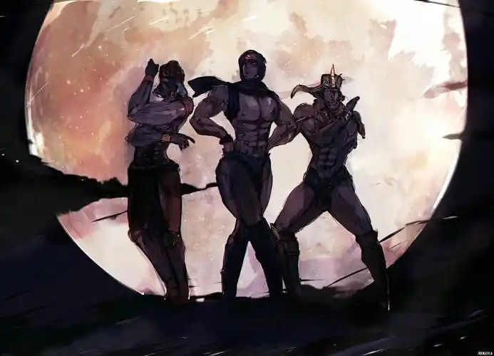 抖音月下三兄贵高清图片下载