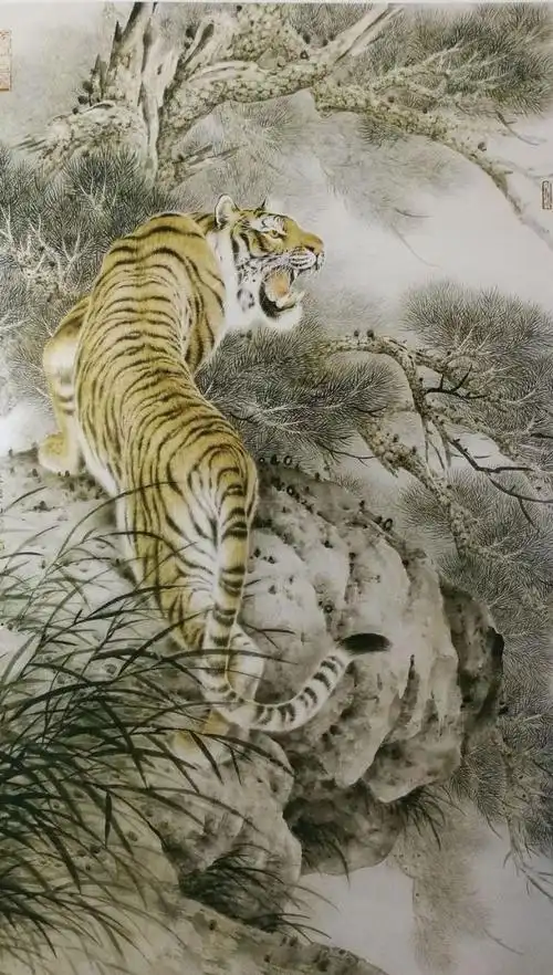 三个国画大师画老虎,却不如这只没脸的老虎,卖了3000万!