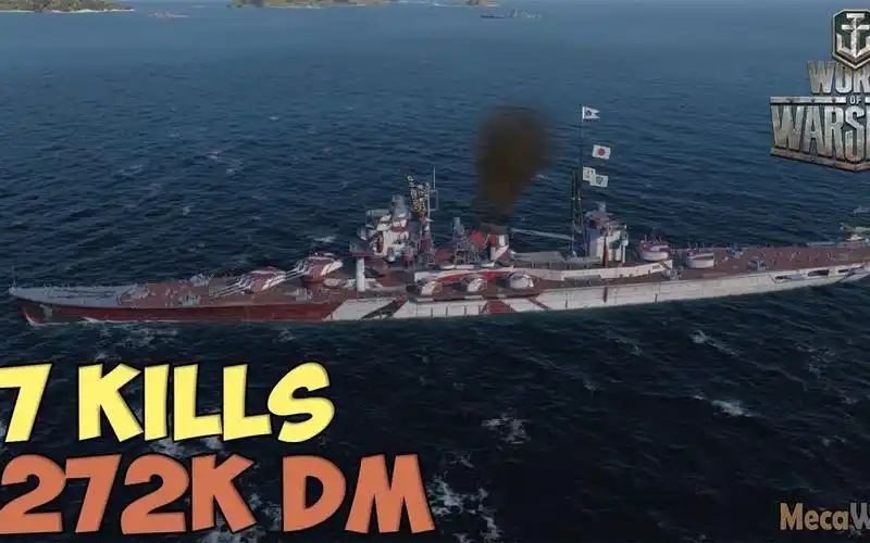 战舰世界~ijn重巡藏王:7杀27万输出
