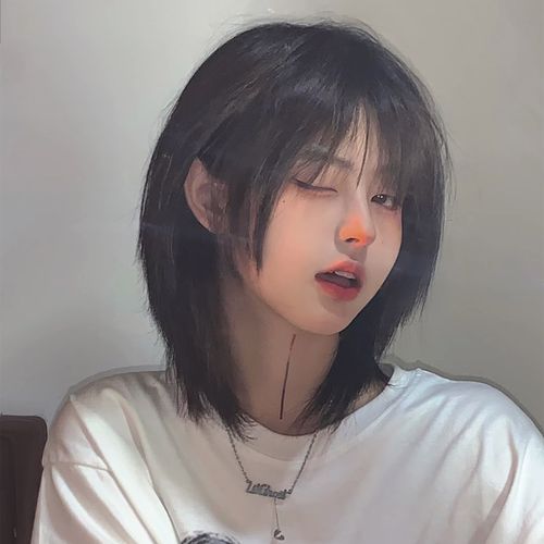 狼尾新款头套自然造型帅气韩版时尚2021年短发日常整顶假发