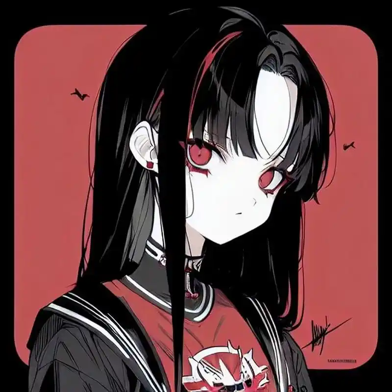 女生头像 暗黑系列 动漫头像