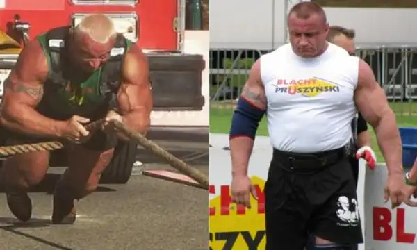 2002年25岁的马瑞斯就第一次夺得大力士冠军,在世界大力士史上也是实