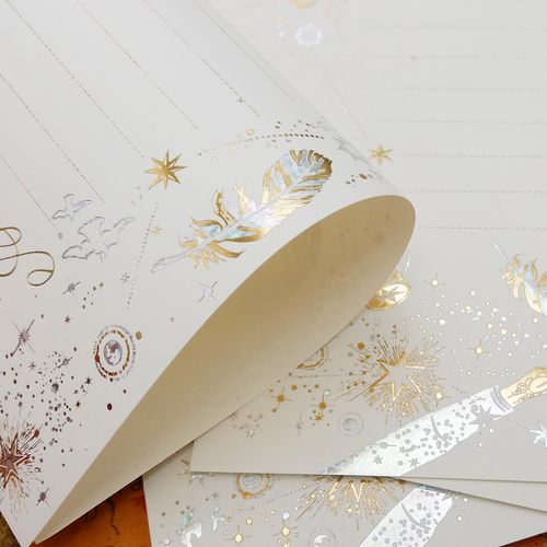 信纸信封套装烫金信纸信封高档复古风情书表白告白淡雅小清新包邮