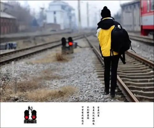 离别的车站图片唯美