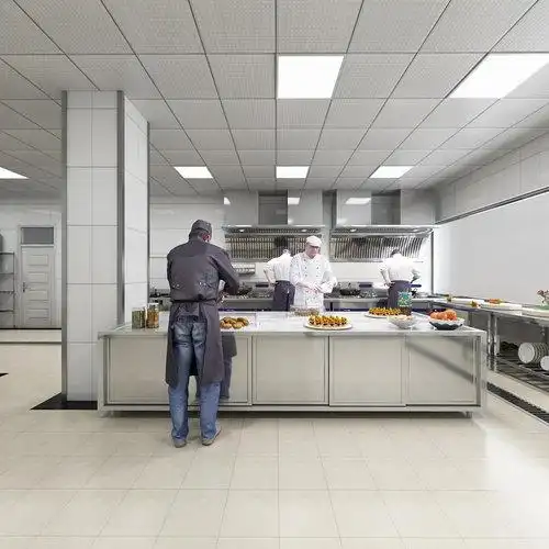 食堂后厨操作间