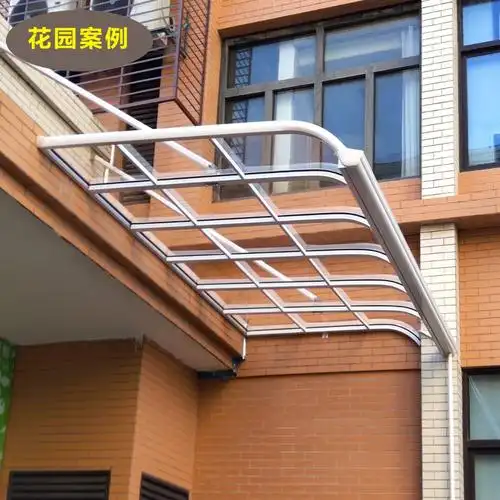 遮雨雨棚走廊露台阳台庭院别墅楼顶家用透明雨棚