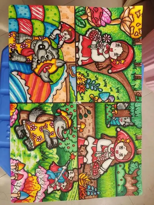 连环画小人书  #儿童故事  #儿童画  #儿童睡前故事  #小红帽  #小