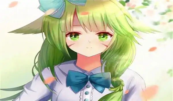 还有绿色的瞳孔,这样的容容简直就是太萝莉太美了,谁还说我们的容容不