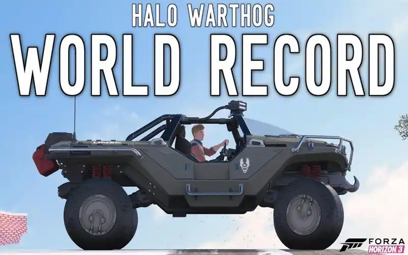 【极限竞速地平线3 暴风雪山】大神教您破纪录26 ——光环 疣猪号!