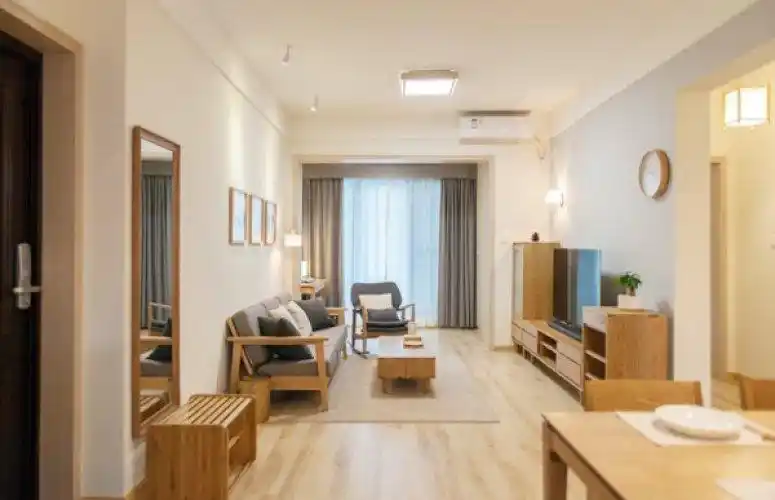 温馨日式风格原木色地板装修效果图暖暖两居美宅