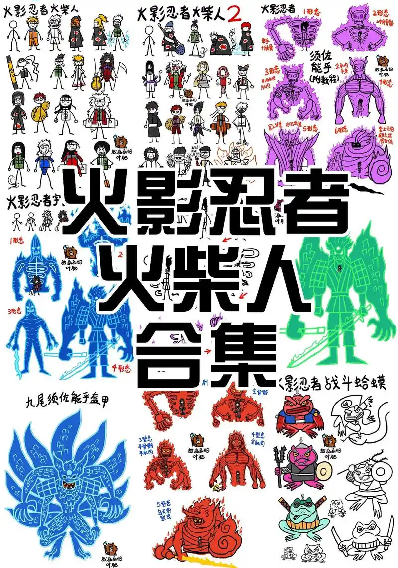 火影忍者火柴人须佐能乎合集火影须佐写轮眼.