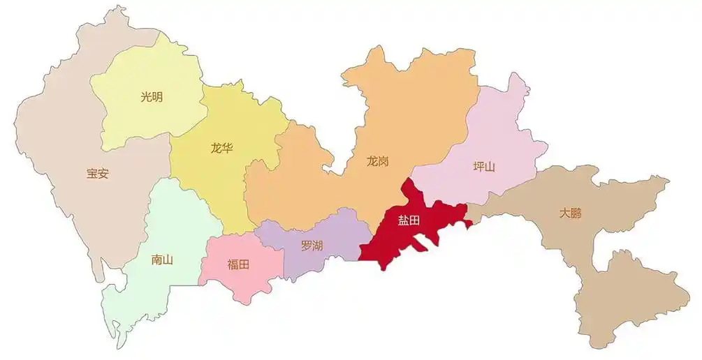 深圳的地区代码是多少?深圳行政区划代码是:440300.