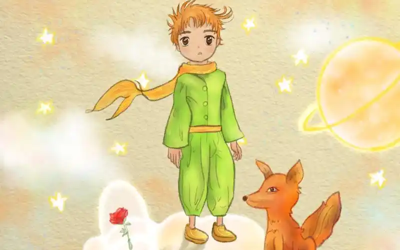 小王子头像 ipad水彩 绘画过程