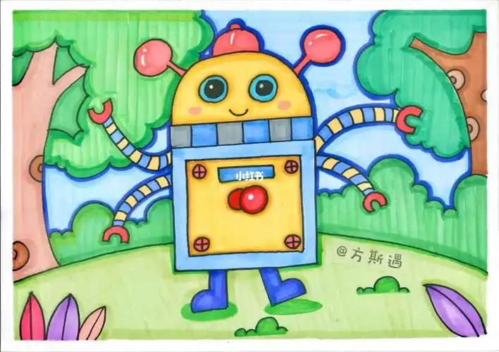 儿童画机器人