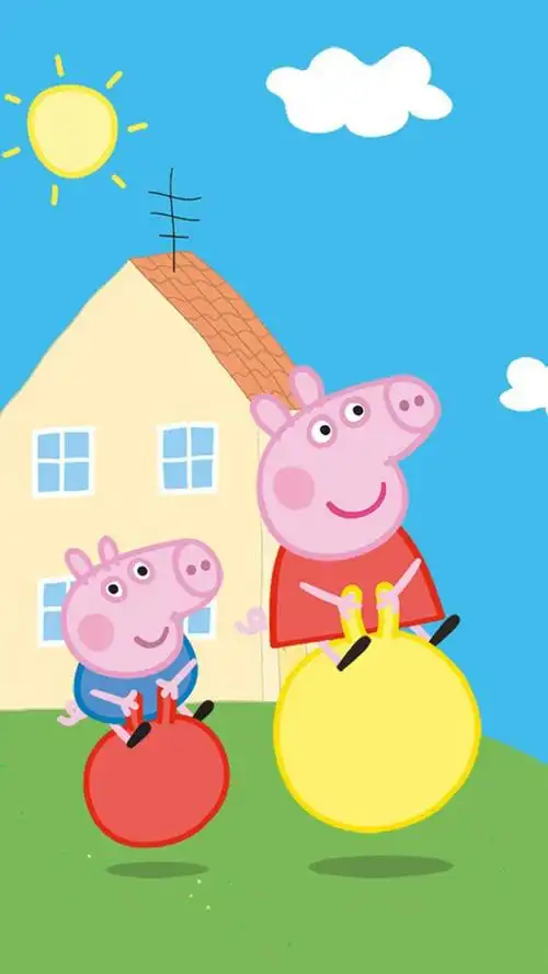 小猪佩奇之运动会,高清图片,手机壁纸