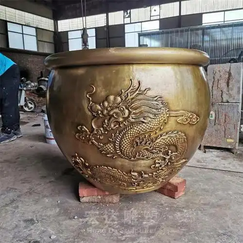 解说铜大缸的铸造过程