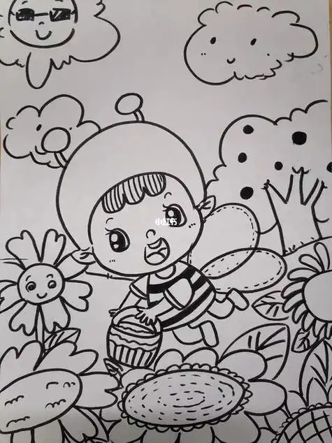 儿童画简笔画主题画简笔画儿童画临摹幼儿园教师考编母婴早教幼儿主题