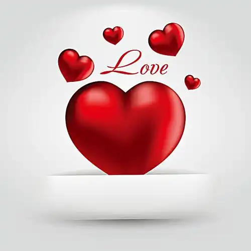 搜图123 广告背景 > 创意心形背景素材 心形 爱心 红色 立体 浪漫