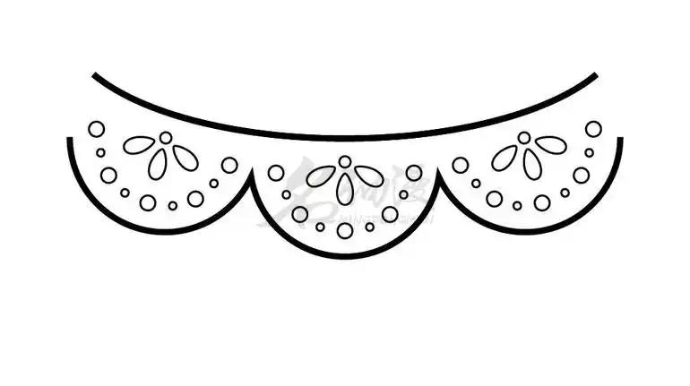 蕾丝边绘画技法教你画超简单蕾丝边