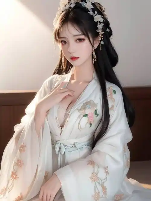 ai女子|一袭白衣胜似雪_白色_时尚_女性