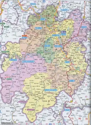 乐山市地图高清版